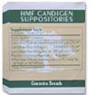 HMF CandiGen: 6 probiotic suppositories by Genestra